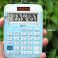 Korean School Supplier Promotion Gift 10 Digits Pocket Calculator Solar Power Cute Small Size Colorful Mini Calculator